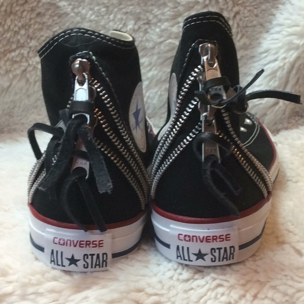 Converse High Tops With Zippers, Zippers, Zippers